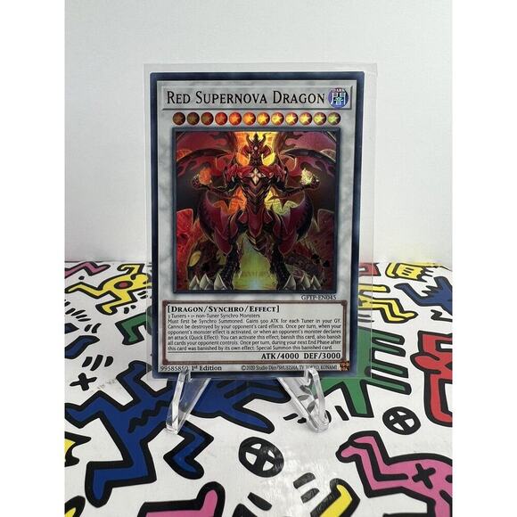 YUGIOH RED SUPERNOVA DRAGON ULTRA RARE GFTP-EN045‎ • NM/M • - Picture 1 of 2
